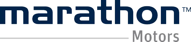 Marathon Motors logo, a Regal Rexnord Brand, showing Apex Industrial Automation as an Authorized Repair Service Center.