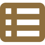 Vector icon of a list for the Suppliers List button on the Apex Mobile App