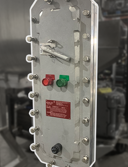 UL-certified 698A NRBX heavy-duty control panel, used in industrial food and beverage manufacturing, designed by Apex Industrial Automation.