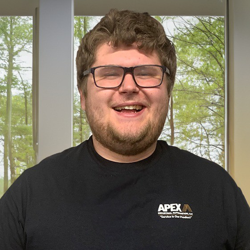 Headshot of a customer support representative at Apex Industrial Automation